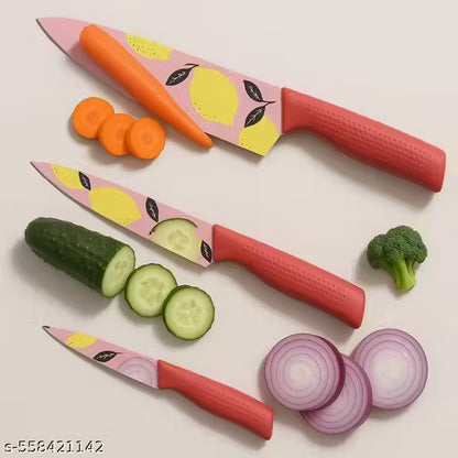 Knife Set for Kitchen Professional 3 Pieces High Carbon Stainless Steel