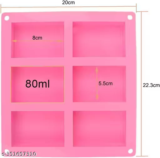 25gm 1Pc rectangular soap mould, soap moulds for soap making