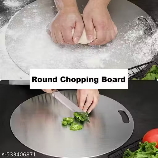 Stainless Steel Chopping Cutting Metal Board Fruit Board for Kitchen,