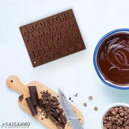 Silicone Chocolate Mould | Alphabets Chocolate mould | ABCD Chocolate Mould (Pack of 1)